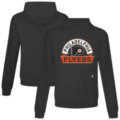 NHL Philadelphia Flyers Levelwear Relay Banner Arch Pullover Hoodie - Black