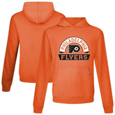 NHL Philadelphia Flyers Levelwear Relay Banner Arch Pullover Hoodie - Orange