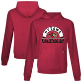 NHL Ottawa Senators Levelwear Relay Banner Arch Pullover Hoodie - Red