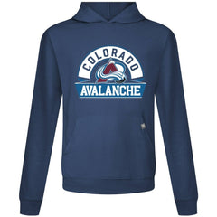NHL Colorado Avalanche Levelwear Relay Banner Arch Pullover Hoodie - Navy