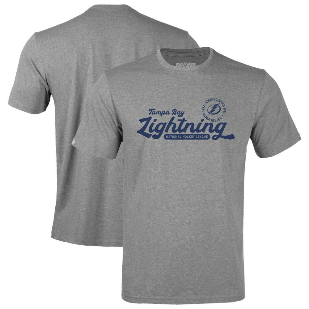 NHL Tampa Bay Lightning Levelwear Youth Little Richmond Monument T-Shirt - Gray
