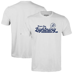 NHL Tampa Bay Lightning Levelwear Youth Little Richmond Monument T-Shirt - White