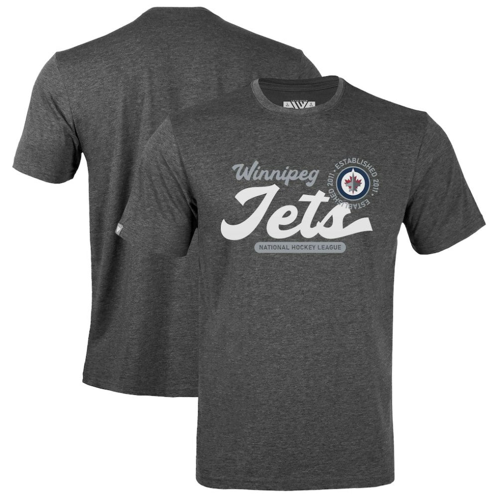 NHL Winnipeg Jets Levelwear Youth Little Richmond Monument T-Shirt - Gray