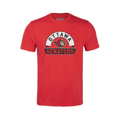 NHL Ottawa Senators Levelwear Youth Little Richmond Banner Arch T-Shirt - Red