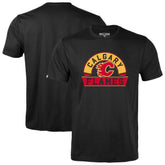 NHL Calgary Flames Levelwear Youth Little Richmond Banner Arch T-Shirt - Black