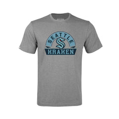 NHL Seattle Kraken Levelwear Youth Little Richmond Banner Arch T-Shirt - Gray