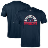 NHL Washington Capitals Levelwear Youth Little Richmond Banner Arch T-Shirt - Navy