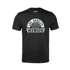 NHL Los Angeles Kings Levelwear Youth Little Richmond Banner Arch T-Shirt - Black