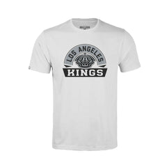 NHL Los Angeles Kings Levelwear Youth Little Richmond Banner Arch T-Shirt - White