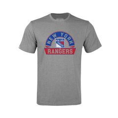 NHL New York Rangers Levelwear Youth Little Richmond Banner Arch T-Shirt - Gray