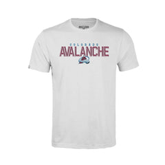 NHL Colorado Avalanche Levelwear Youth Little Richmond Carve T-Shirt - White