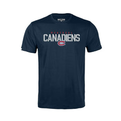 NHL Montreal Canadiens Levelwear Youth Little Richmond Carve T-Shirt - Navy
