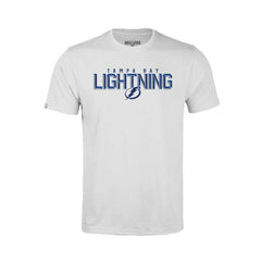 NHL Tampa Bay Lightning Levelwear Youth Little Richmond Carve T-Shirt - White