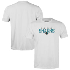 NHL San Jose Sharks Levelwear Youth Little Richmond Carve T-Shirt - White