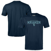 NHL Seattle Kraken Levelwear Youth Little Richmond Carve T-Shirt - Deep Sea Blue