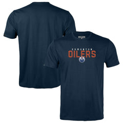 NHL Edmonton Oilers Levelwear Youth Little Richmond Carve T-Shirt - Navy