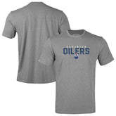 NHL Edmonton Oilers Levelwear Youth Little Richmond Carve T-Shirt - Gray