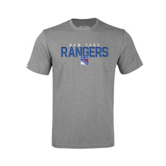 NHL New York Rangers Levelwear Youth Little Richmond Carve T-Shirt - Gray