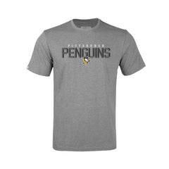NHL Pittsburgh Penguins Levelwear Youth Little Richmond Carve T-Shirt - Gray