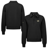 NHL Nashville Predators Levelwear Women's Canmore Quarter-Zip Pullover - Black