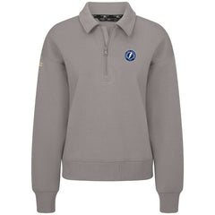 NHL Tampa Bay Lightning Levelwear Women's Canmore Quarter-Zip Pullover - Gray