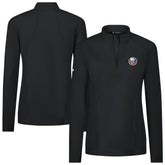 NHL New York Islanders Levelwear Women's Upright Quarter-Zip Pullover - Black