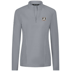 NHL Anaheim Ducks Levelwear Women's Upright Quarter-Zip Pullover - Gray