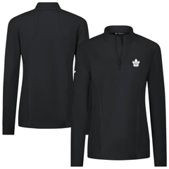 NHL Toronto Maple Leafs Levelwear Women's Upright Quarter-Zip Pullover - Black