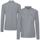 NHL Colorado Avalanche Levelwear Women's Upright Quarter-Zip Pullover - Gray