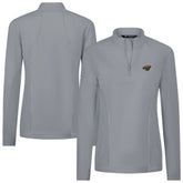 NHL Minnesota Wild Levelwear Women's Upright Quarter-Zip Pullover - Gray