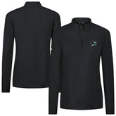 NHL San Jose Sharks Levelwear Women's Upright Quarter-Zip Pullover - Black