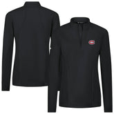 NHL Montreal Canadiens Levelwear Women's Upright Quarter-Zip Pullover - Black