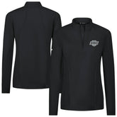 NHL Los Angeles Kings Levelwear Women's Upright Quarter-Zip Pullover - Black