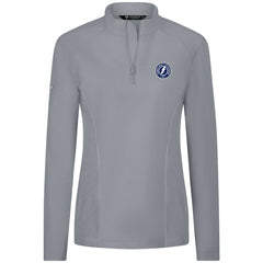 NHL Tampa Bay Lightning Levelwear Women's Upright Quarter-Zip Pullover - Gray