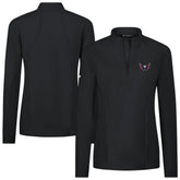 NHL Washington Capitals Levelwear Women's Upright Quarter-Zip Pullover - Black