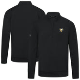 NHL Pittsburgh Penguins Levelwear Upright Tri-Blend Quarter-Zip Pullover - Black