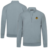 NHL Chicago Blackhawks Levelwear Upright Tri-Blend Quarter-Zip Pullover - Gray