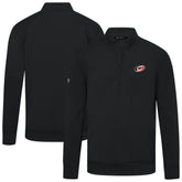 NHL Carolina Hurricanes Levelwear Upright Tri-Blend Quarter-Zip Pullover - Black