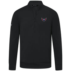 NHL Washington Capitals Levelwear Upright Tri-Blend Quarter-Zip Pullover - Black