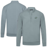 NHL Dallas Stars Levelwear Upright Tri-Blend Quarter-Zip Pullover - Gray