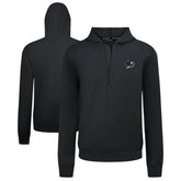 NHL San Jose Sharks Levelwear Technic Quarter-Zip Pullover Hoodie - Black