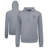 NHL Winnipeg Jets Levelwear Technic Quarter-Zip Pullover Hoodie - Gray