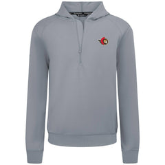 NHL Ottawa Senators Levelwear Technic Quarter-Zip Pullover Hoodie - Gray