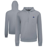 NHL Edmonton Oilers Levelwear Technic Quarter-Zip Pullover Hoodie - Gray