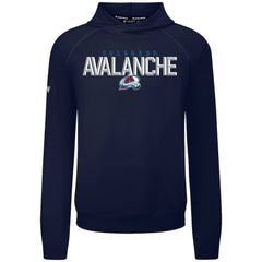 NHL Colorado Avalanche Levelwear Mandate Carve Tri-Blend Pullover Hoodie - Navy