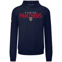 NHL Florida Panthers Levelwear Mandate Carve Tri-Blend Pullover Hoodie - Navy