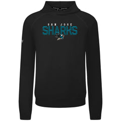 NHL San Jose Sharks Levelwear Mandate Carve Tri-Blend Pullover Hoodie - Black
