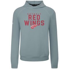 NHL Detroit Red Wings Levelwear Mandate Carve Tri-Blend Pullover Hoodie - Gray