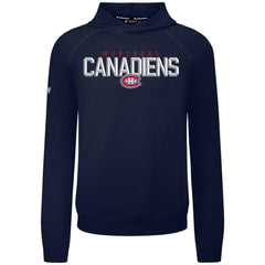 NHL Montreal Canadiens Levelwear Mandate Carve Tri-Blend Pullover Hoodie - Navy