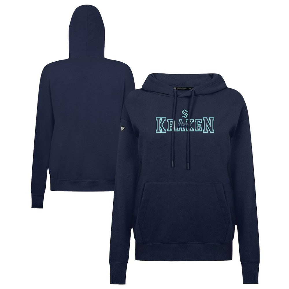 NHL Seattle Kraken Levelwear Women's Adorn Journey Pullover Hoodie - Navy